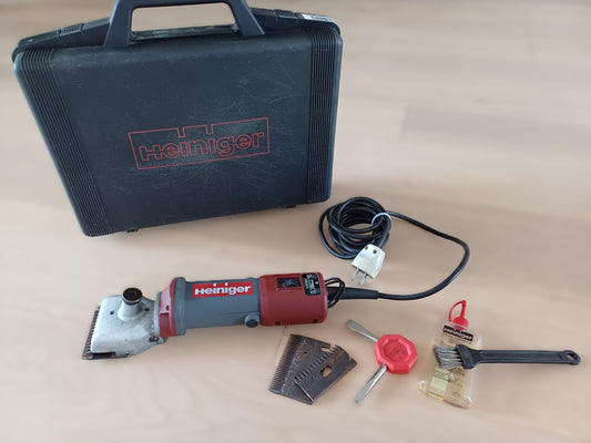 Tondeuse Heiniger avec accessoires (entretien fait) 3 peignes