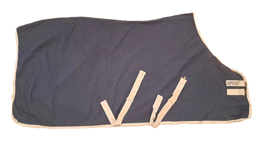 Chemise Amigo marine et beige 155cm