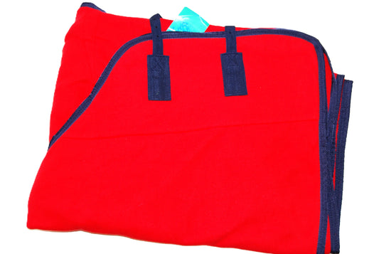 Couverture rouge polar 145cm