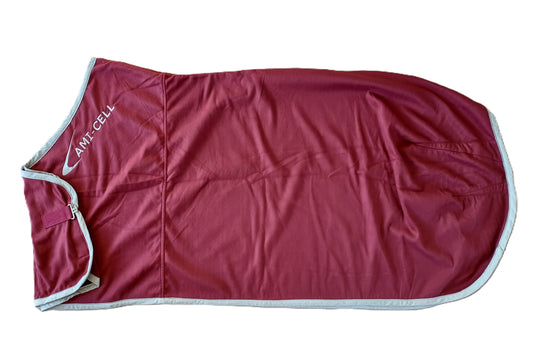 Couverture polar rouge bordeaux Lamicell 145cm