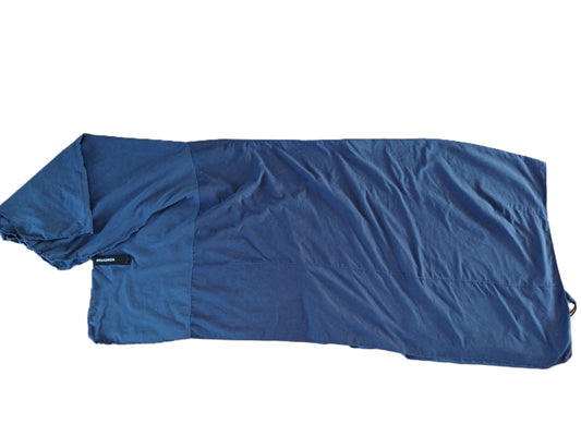 Chemise séchante micro fibres bleue Full avec cou