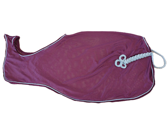 Couvre reins bordeaux anti mouches 145cm