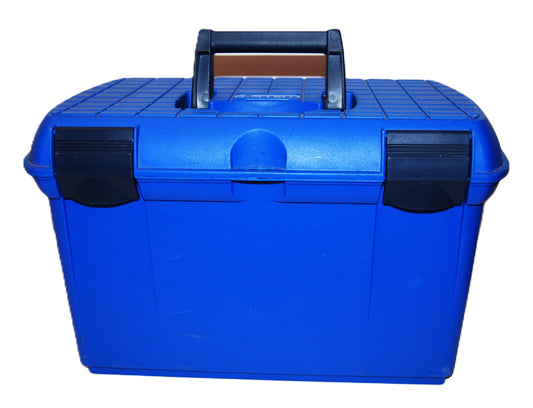 Bac de pansage bleu