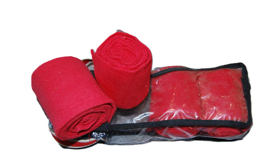 Bandes – Rouges, Taille Poney (Très bon état)