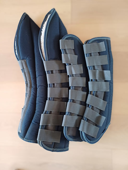 Guêtres de transport bleues