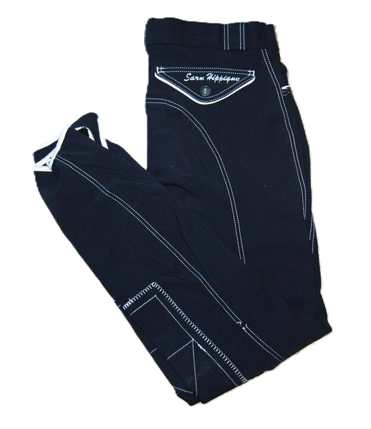 Pantalon Marine matière stretch et légère T36
