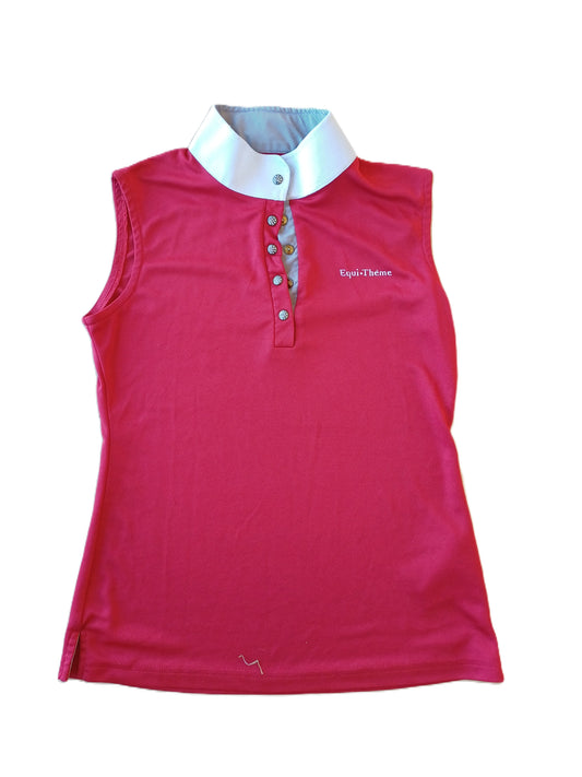 Débardeur rouge Equitheme T36