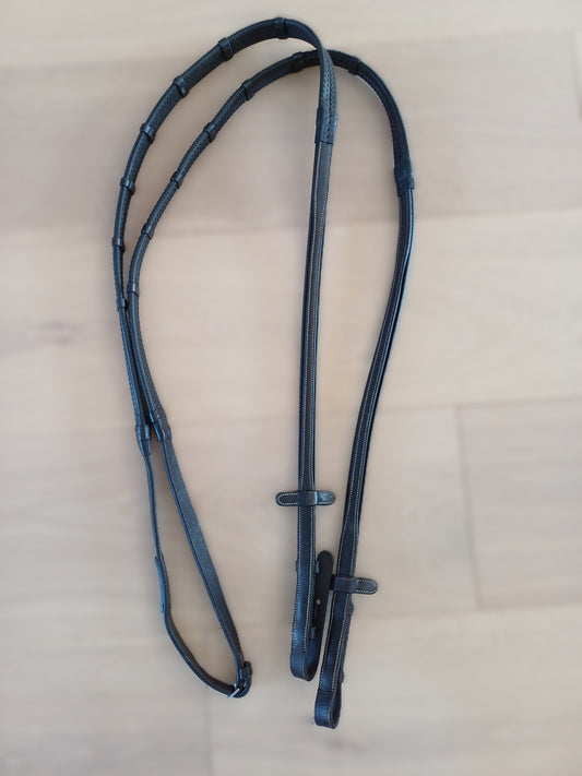 Rênes noires Cavaletti