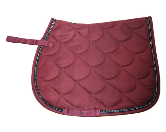 Tapis BR bordeau et strass Full