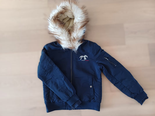 Veste Penelope marine XS (14-16 ans) - modèle bien chaud